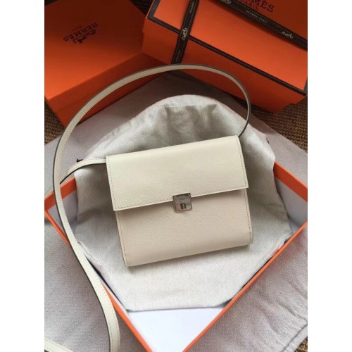 Hermes Clutch Epsom telecí crossbody kabelka H0589 bílá