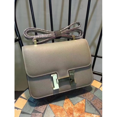 Hermes Constance Bag Telecí Kůže H9978 Šedá