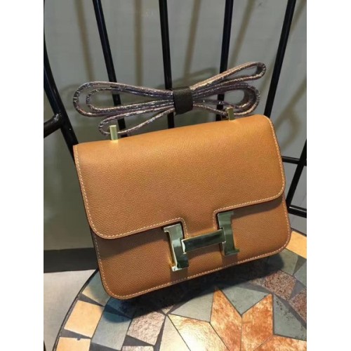 Hermes Constance Bag Telecí Kůže Kůže H9978 Pšenice