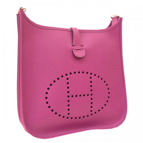 Hermes Evelyn II PM stříbrný držák Epson Cyclamen