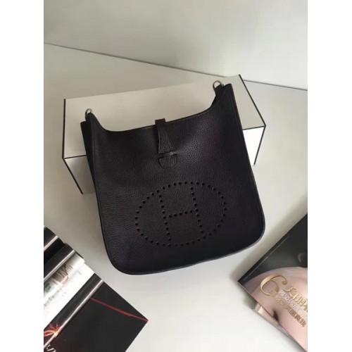 Hermes Evelyne 30cm taška přes rameno E3301 tmavě hnědá