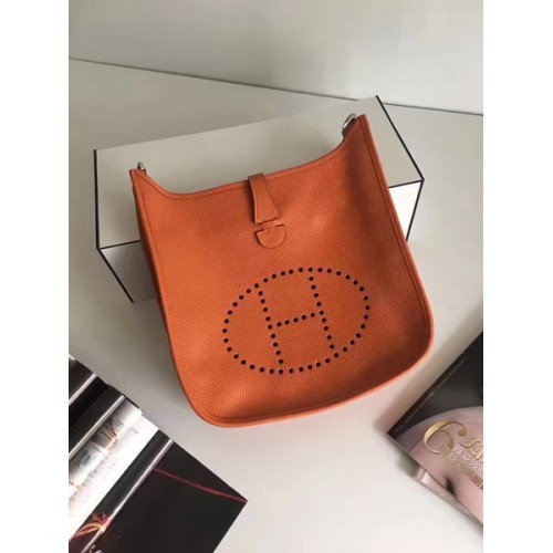 Hermes Evelyne 30cm taška přes rameno E3301 oranžová