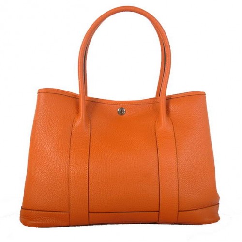 Hermes Zahradní párty taška 36CM Clemence Orange