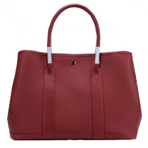 Hermes Garden Party 36cm Tote Bag z bordo kůže