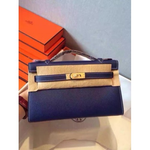 Hermes Kelly 22cm taška z originální kůže KL22 Royal