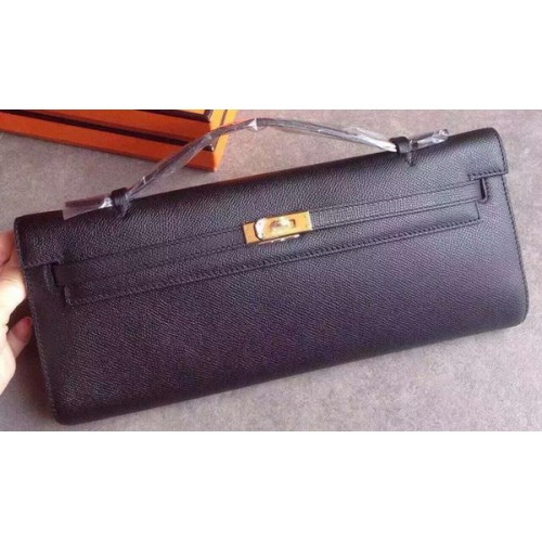 Hermes Kelly 31cm Plutka Epsom Kůže KL31 Černá