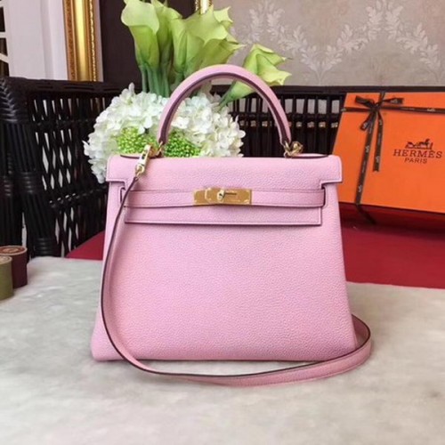 Hermes Kelly 32cm ramenní taška TOGO kůže KY32 růžová