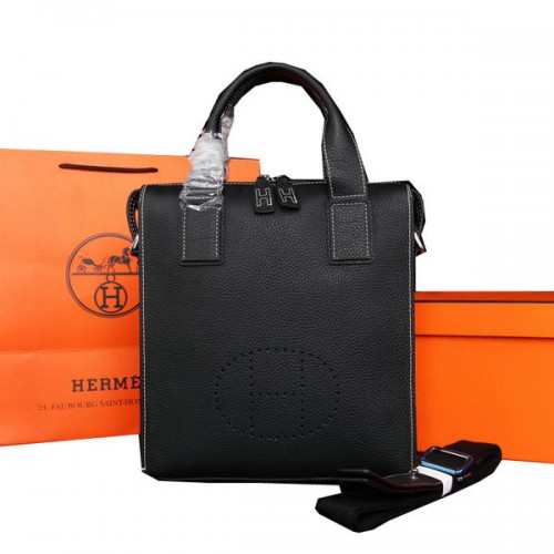 Hermes Original Telecí Kožená Taška M86682 Černá
