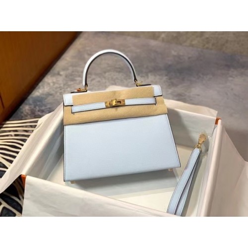 Hermes Original Epsom Leather KEL2578 světle modrá