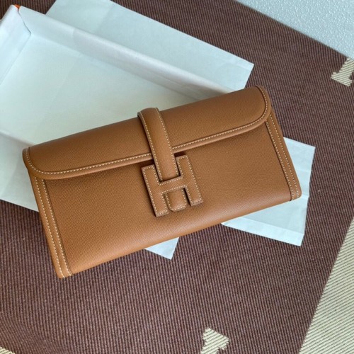 Hermes Original Espom kožená psaníčka 37088 hnědá