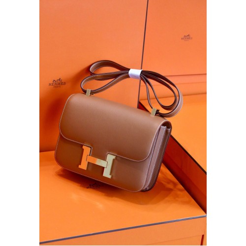 Hermes Original Espom Leather Constance Bag H9978 Wheat