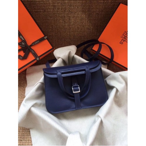 Hermes Original Halzan mini kabelka H069523 modrá