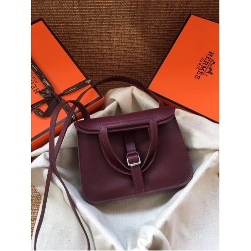 Hermes Original Halzan mini kabelka H069523 bordó