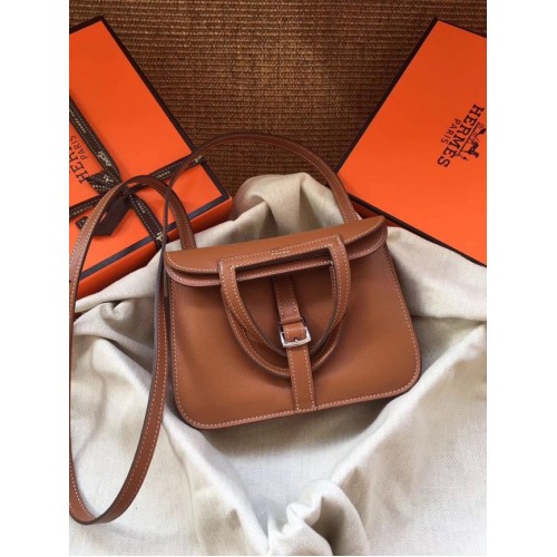 Hermes Original Halzan mini kabelka H069523 hnědá