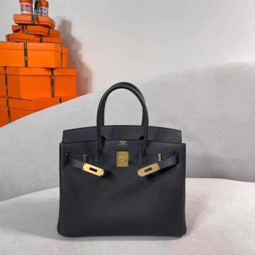 Hermes Original Togo Leather HB30O černá