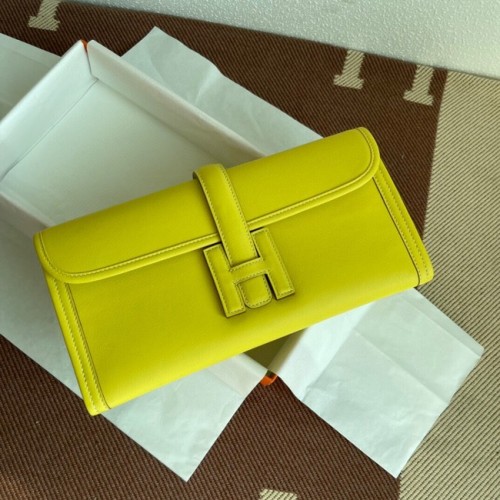 Hermes Original jige swift kožená spojka 37088 citron