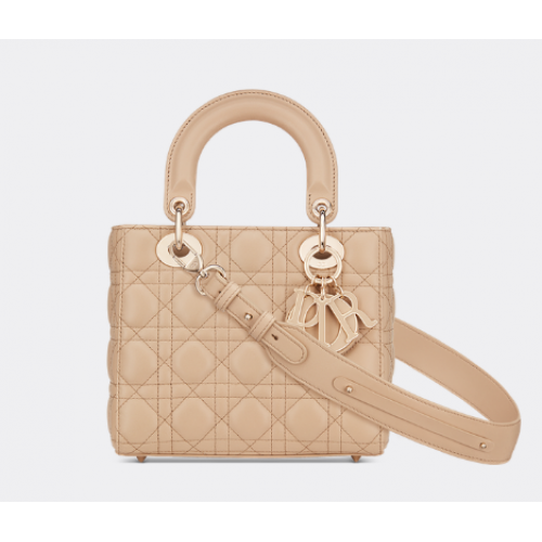 Kabelka LADY DIOR MY ABCDIOR Cannage Lambskin M0538O béžová