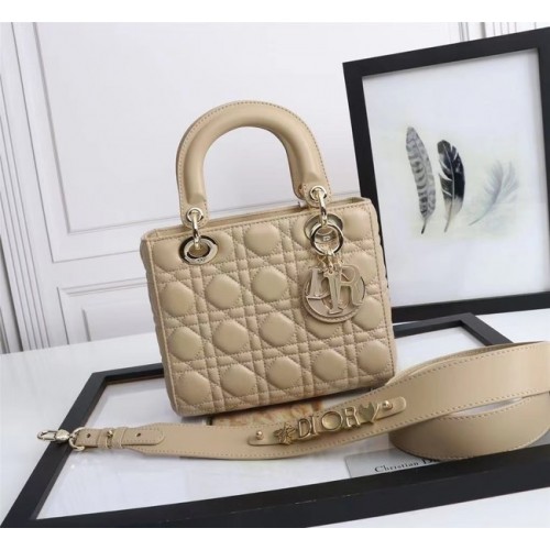 Kabelka LADY DIOR MY ABCDIOR Cannage Lambskin M0538O meruňková