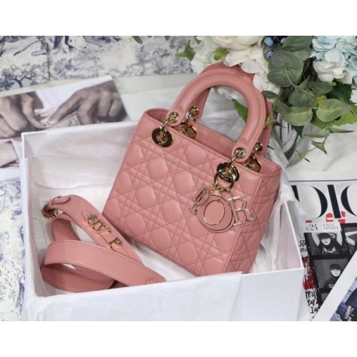 Kabelka LADY DIOR MY ABCDIOR Cannage Lambskin M0538O růžová