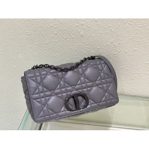 VELKÁ TAŠKA DIOR CARO TAŠKA Gradient Cannage Lambskin M9243E šedá