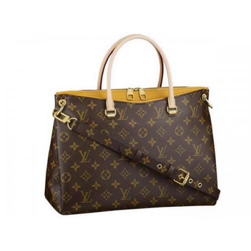LOUIS VUITTON M40929 MONOGRAM CANVAS PALLAS LG SAFRAN