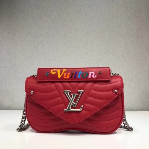 Kabelka Louis Vuitton New Wave Chain Bag MM M51943 červená