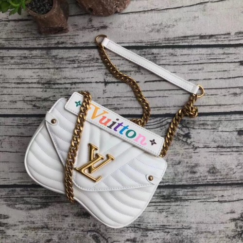 Kabelka Louis Vuitton New Wave Chain MM M51945 bílá