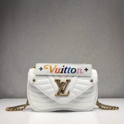 Kabelka Louis Vuitton New Wave Chain PM M51683 bílá