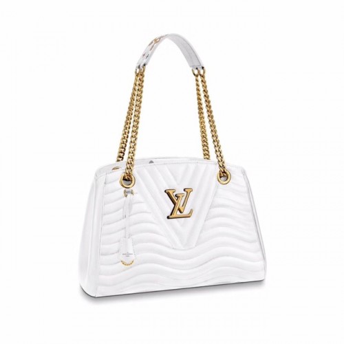 LOUIS VUITTON NEW WAVE CHAIN TOTE M51978 bílá