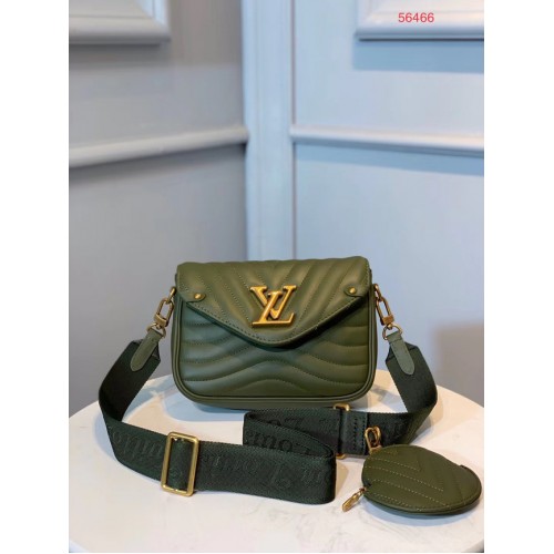LOUIS VUITTON NEW WAVE Kabelka přes rameno M56466 Olivově zelená