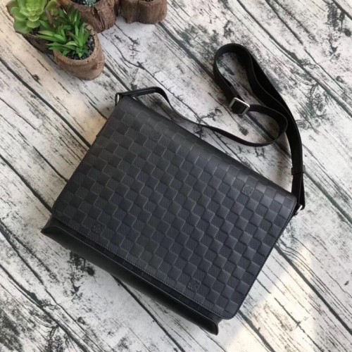 ORIGINÁLNÍ KOŽENÁ TAŠKA LOUIS VUITTON N41038 N41035 ČERNÁ