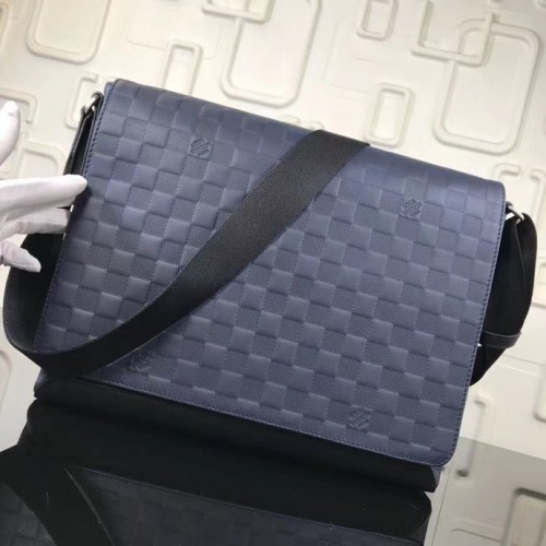 ORIGINÁLNÍ KOŽENÁ TAŠKA LOUIS VUITTON N41038 N41035 MODRÁ