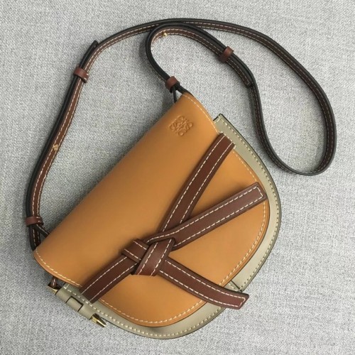 Kabelky Loewe Crossbody Original Leather 8088 žluté