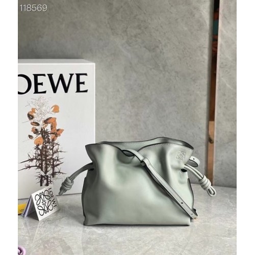 Kabelka Loewe Lucky Bags Original Leather LE0539 světle šedá
