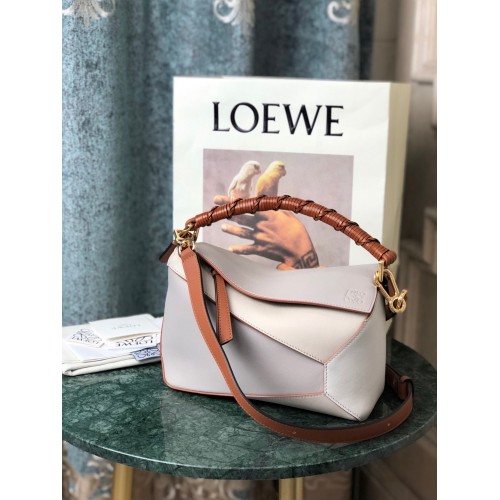 Kabelka Loewe Puzzle Original Leather 061836 krémová