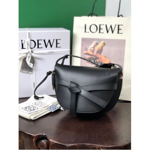 Malé crossbody kabelky Loewe Original Leather 8087 černé