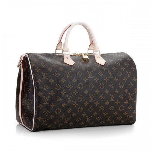Kabelka Louis Vuitton Monogram Canvas Speedy 40 s ramenním popruhem M40393