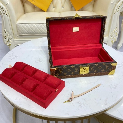 Pouzdro na hodinky Louis Vuitton 8 M47641 červené