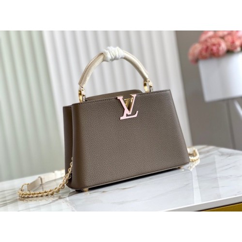 Kabelka Louis Vuitton CAPUCINES BB M57227 Smokey Brown Green