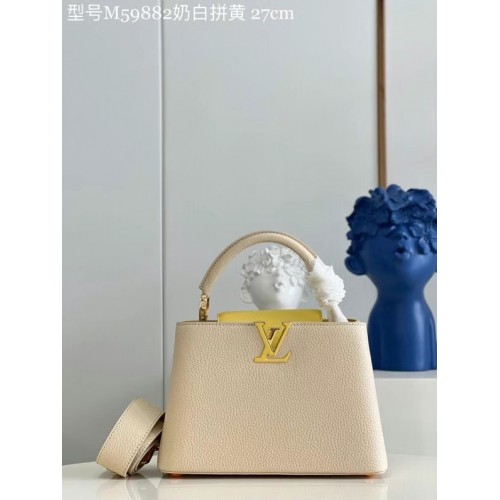 Louis Vuitton CAPUCINES BB M59882 Creme Beige