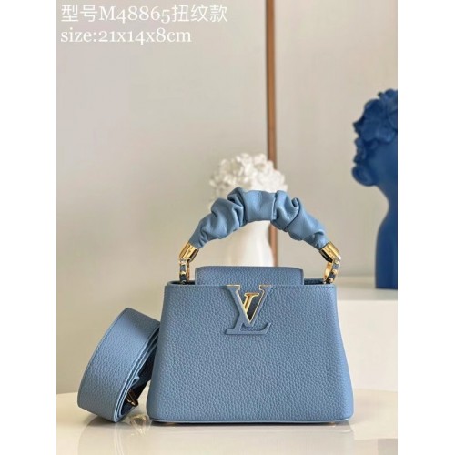 Kabelka Louis Vuitton CAPUCINES MINI M58586 - šedá
