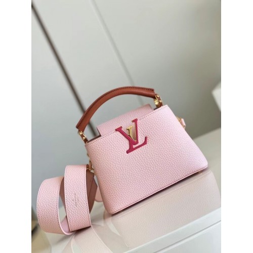 Kabelka Louis Vuitton CAPUCINES MINI M59253 růžová
