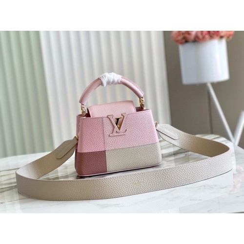 Kabelka Louis Vuitton CAPUCINES MINI M59268 růžová