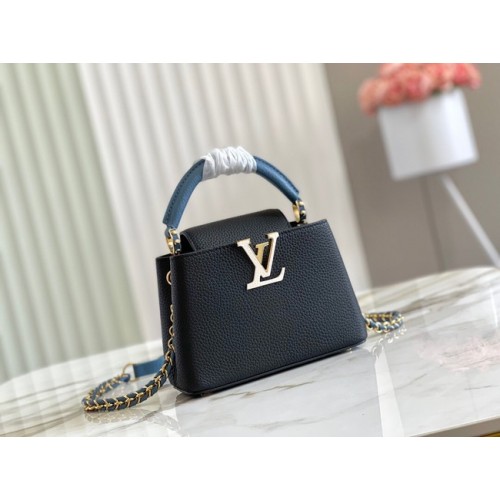 Kabelka Louis Vuitton CAPUCINES M59652 Černá