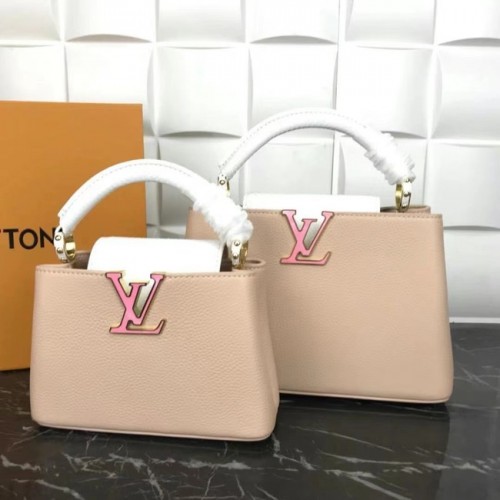 Kabelka Louis Vuitton CAPUCINES MINI M99676 světle růžová