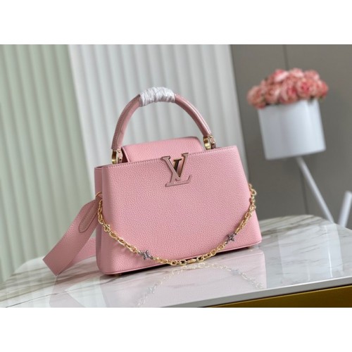 Louis Vuitton CAPUCINES MM M56904 růžové