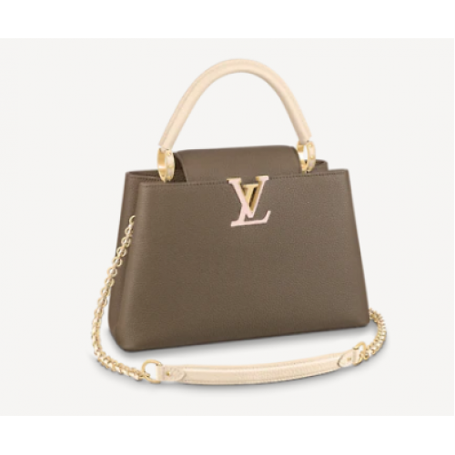 Kabelka Louis Vuitton CAPUCINES MM M59516 Smokey Brown Green