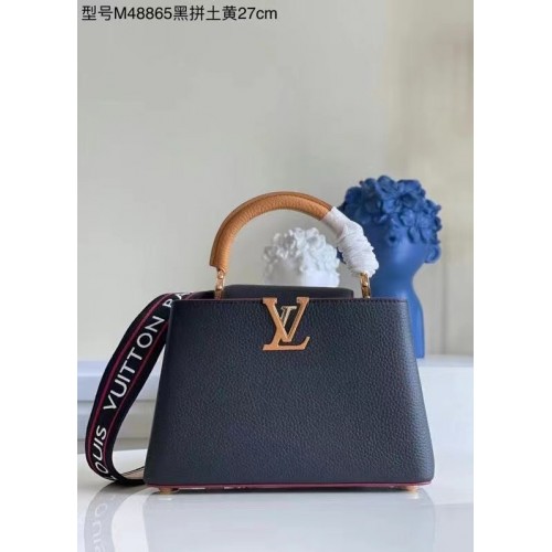 Kabelka Louis Vuitton CAPUCINES Original Leather PM M48865 černá