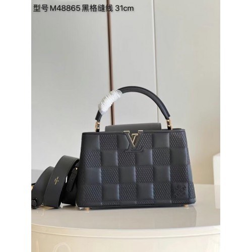 Kabelka Louis Vuitton CAPUCINES PM M48865 černá