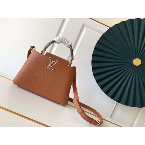 Kabelka Louis Vuitton CAPUCINES PM M523867 hnědá